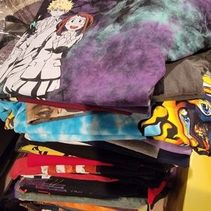 Graphic Tee Mystery Box ( 5 Shirts ) Mixed Sizes Band Tee Anime Concert